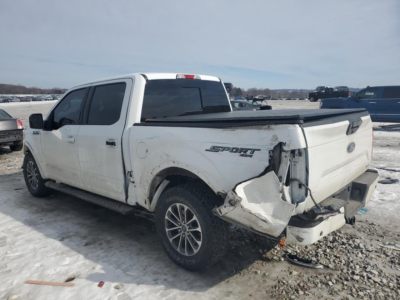 2020 Ford F-150 VIN 1FTEW1EP1LFB77996 Copart auction photo, rear end / front end damage thumbnail 2