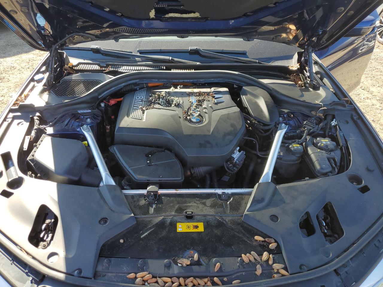 2019 BMW 5er VIN WBAJA9C59KB253674 Copart auction photo, mechanical damage thumbnail 11