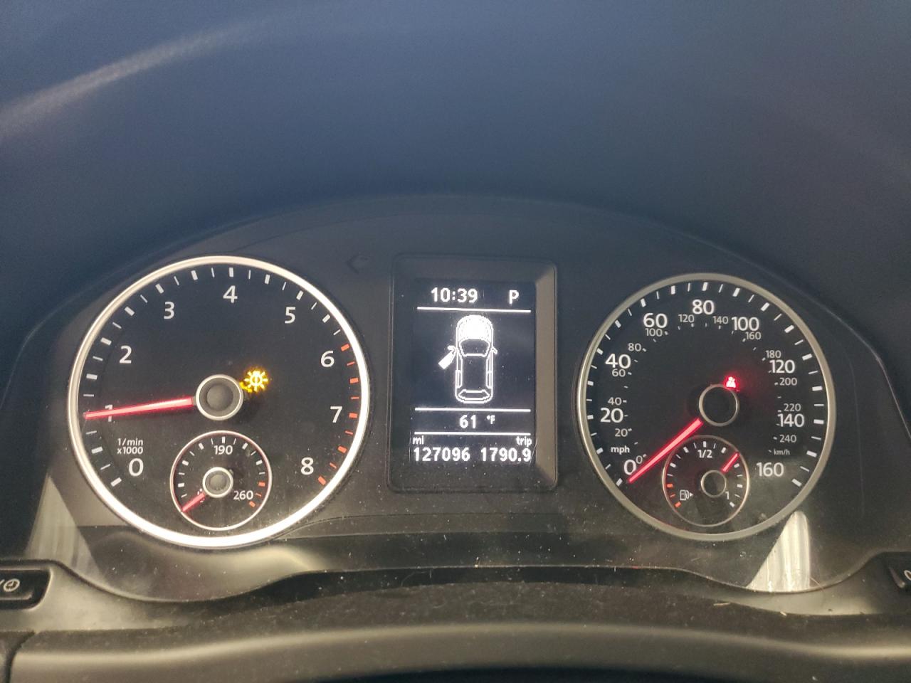 2016 Volkswagen Tiguan VIN WVGBV7AX5GW614656 Copart auction photo, front end damage thumbnail 9