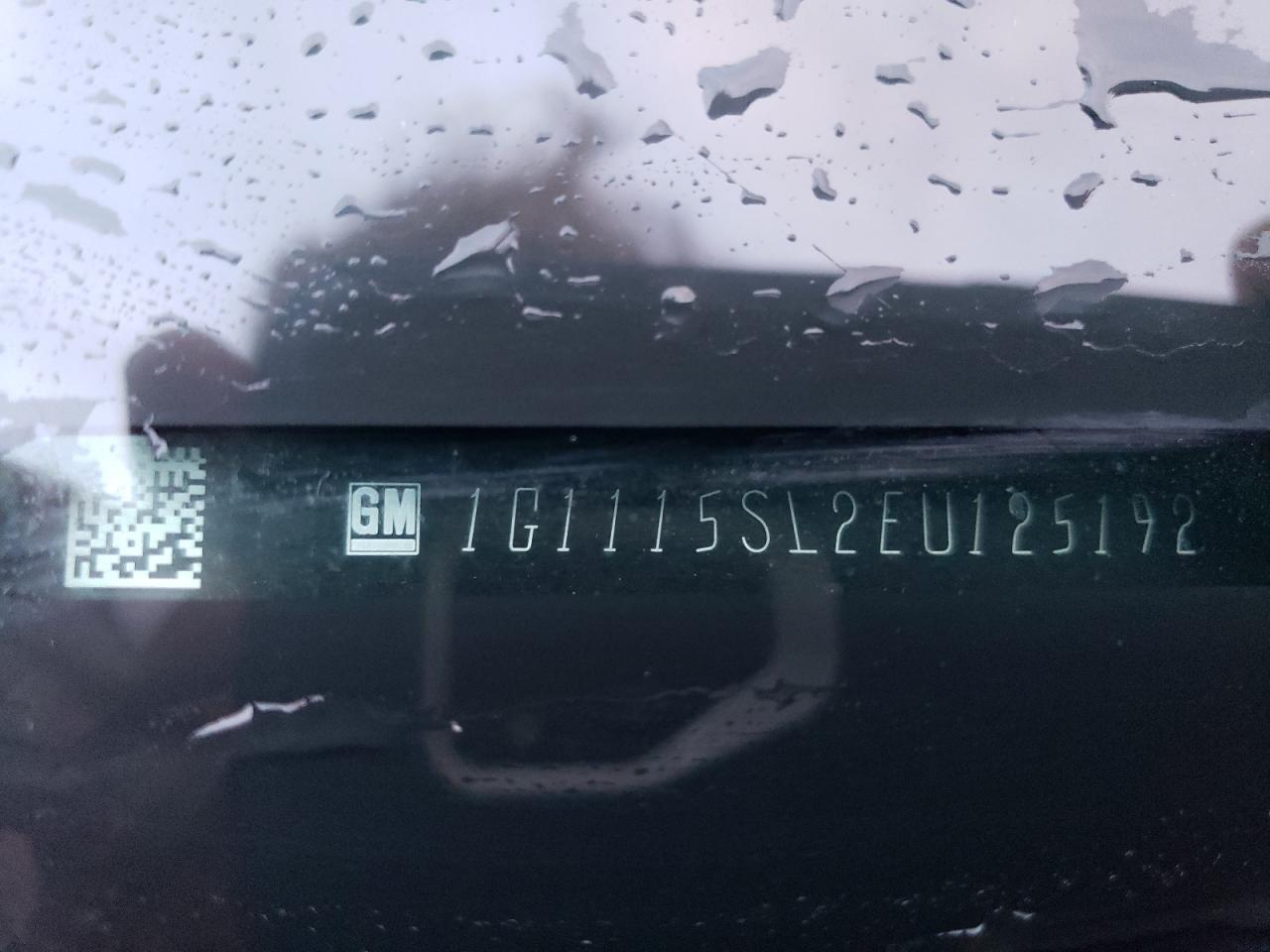 2014 Chevrolet Impala VIN 1G1115SL2EU125192 Copart auction photo, front end / side damage thumbnail 13