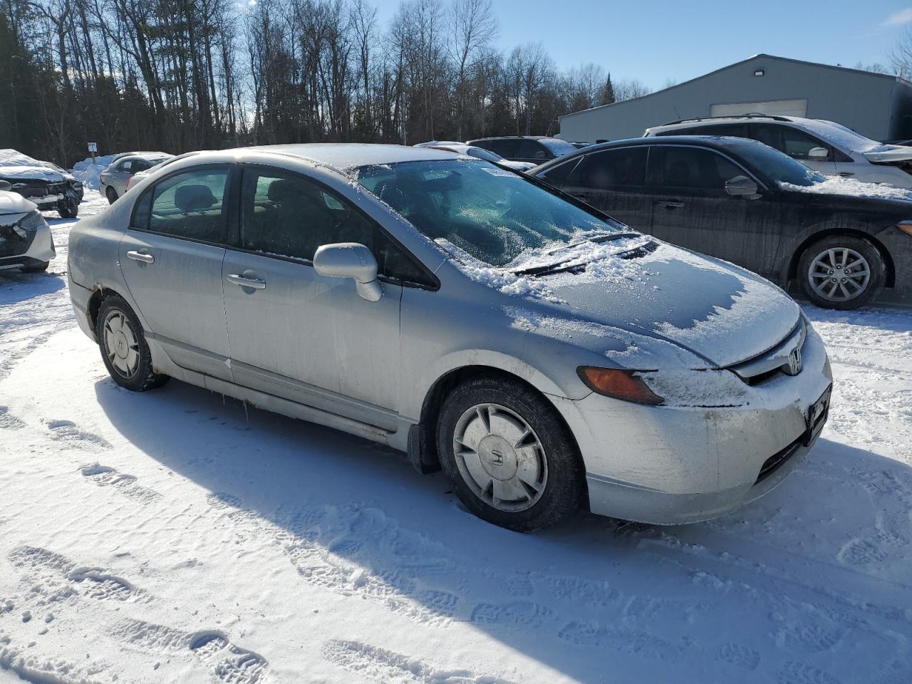 2007 Honda Civic VIN 2HGFA16557H106046 Copart auction photo, minor dent/scratches damage thumbnail 4