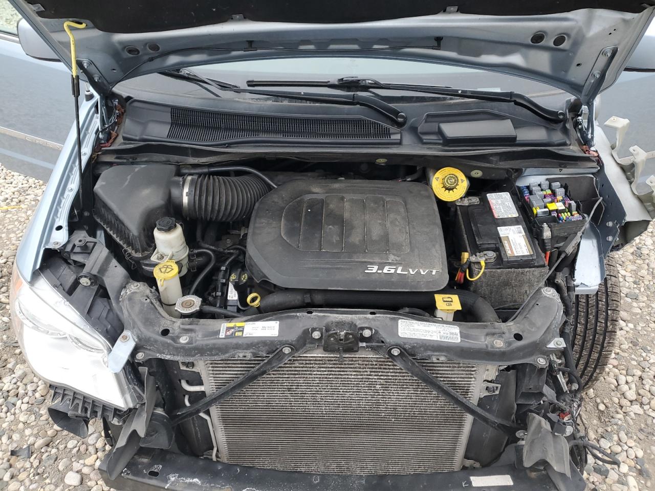 2013 Chrysler Town & Country VIN 2C4RC1BG1DR780357 Copart auction photo, front end / rear end damage thumbnail 13