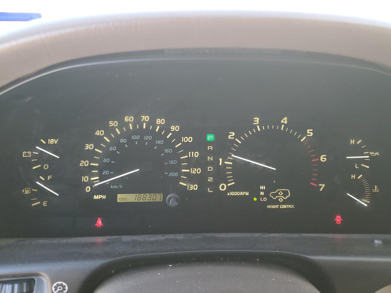 2001 Lexus LX VIN JTJHT00W513504314 Copart auction photo, front end damage thumbnail 9