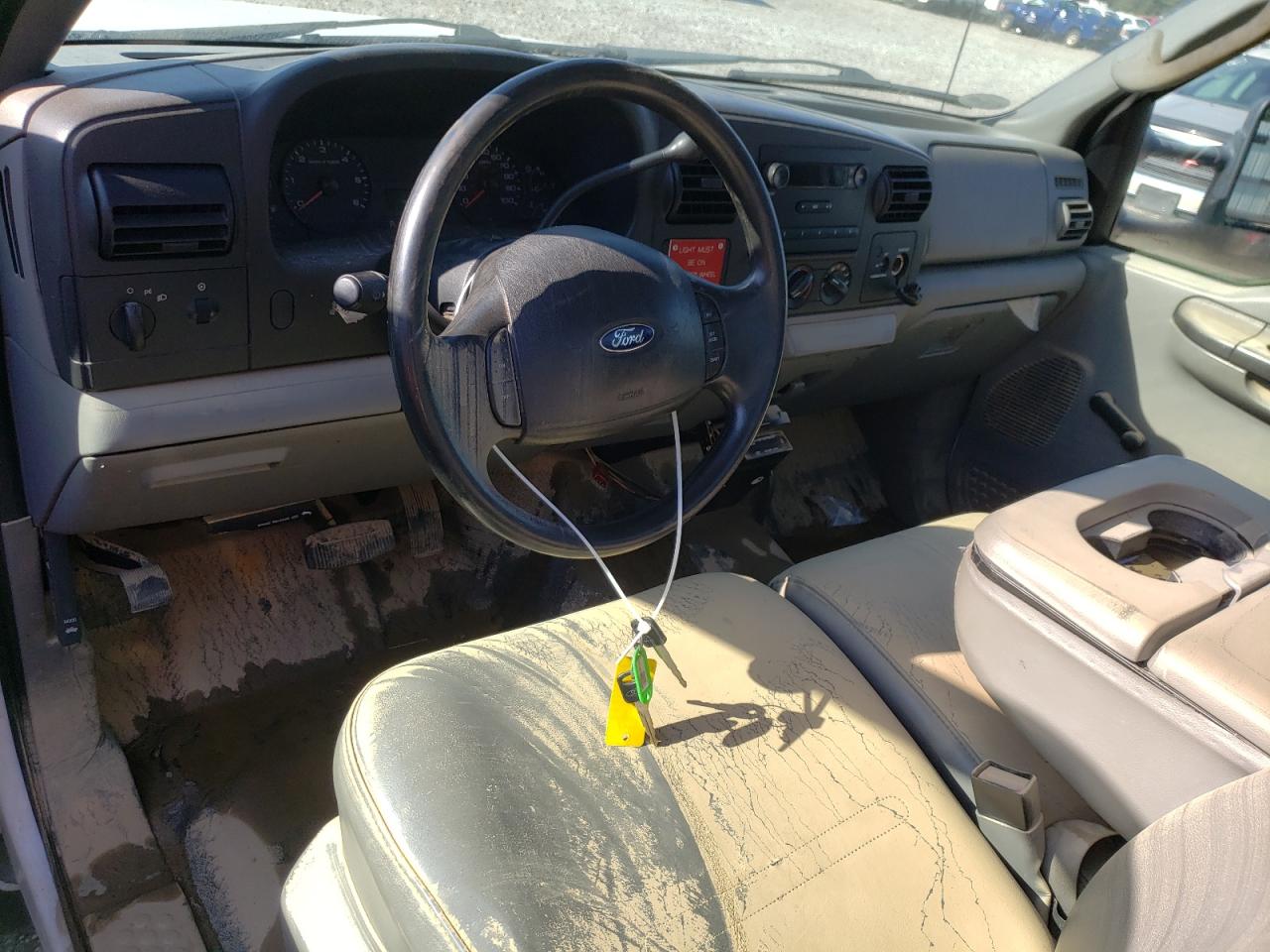 2006 Ford F450 VIN 1FDXF46Y16EB89282 Copart auction photo, water/flood damage thumbnail 8