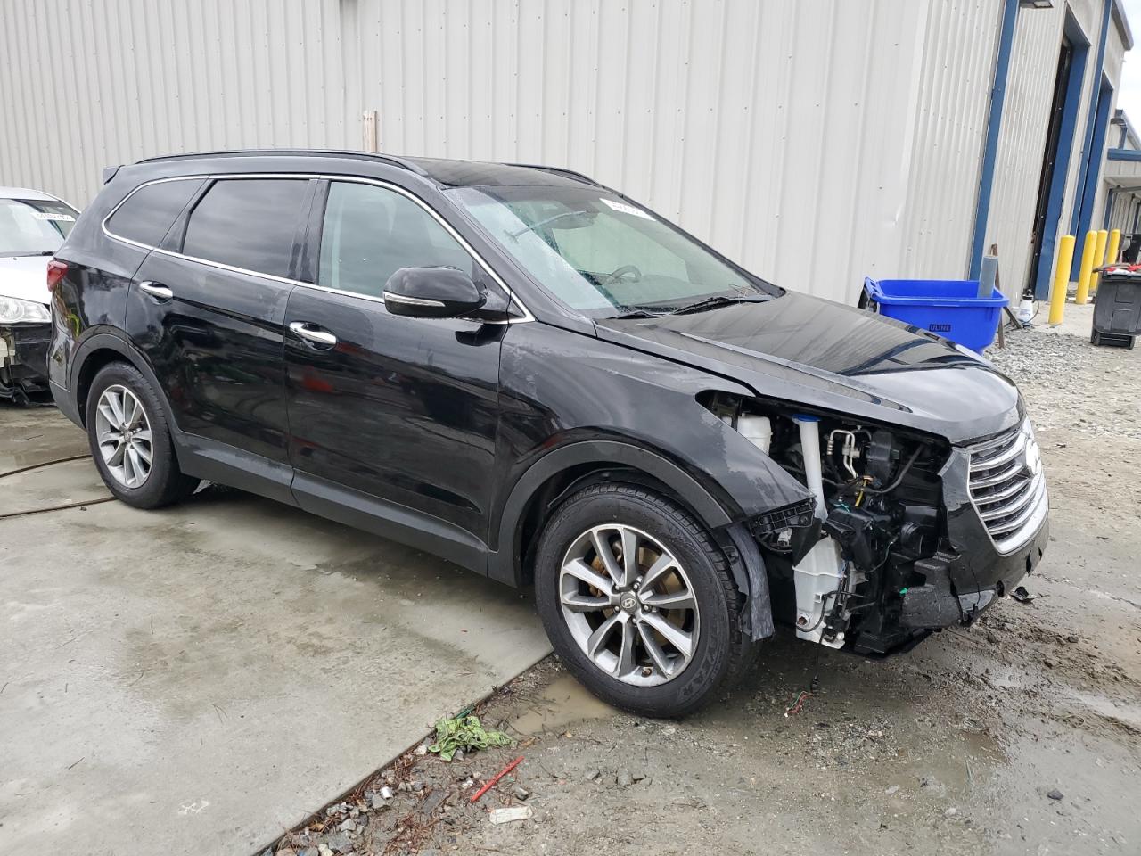 2018 Hyundai Santa Fe VIN KM8SN4HF3JU293571 Copart auction photo, front end damage thumbnail 4