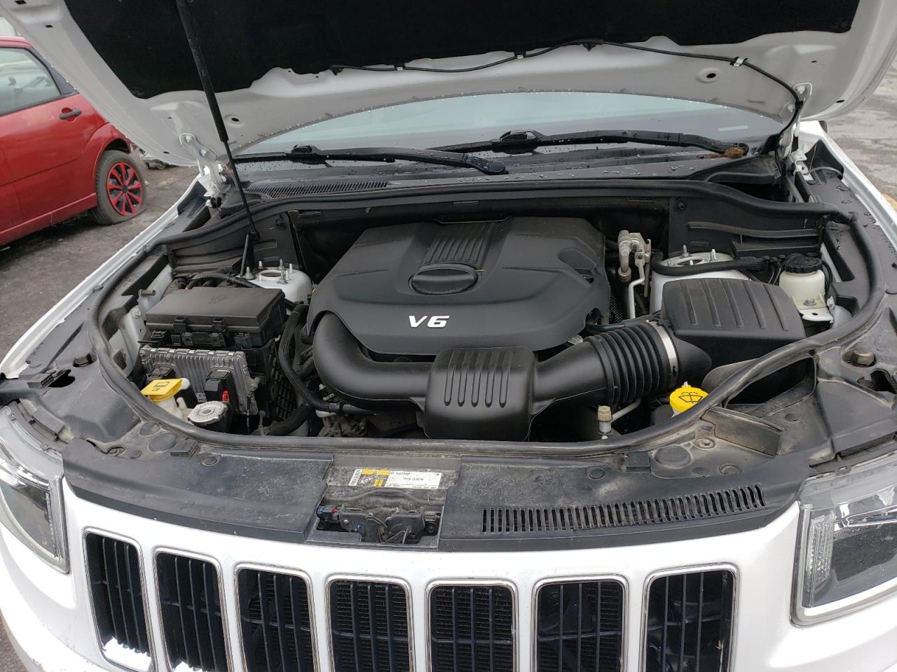 2015 Jeep Grand Cherokee VIN 1C4RJFBG1FC142737 Copart auction photo, undercarriage / front end damage thumbnail 12
