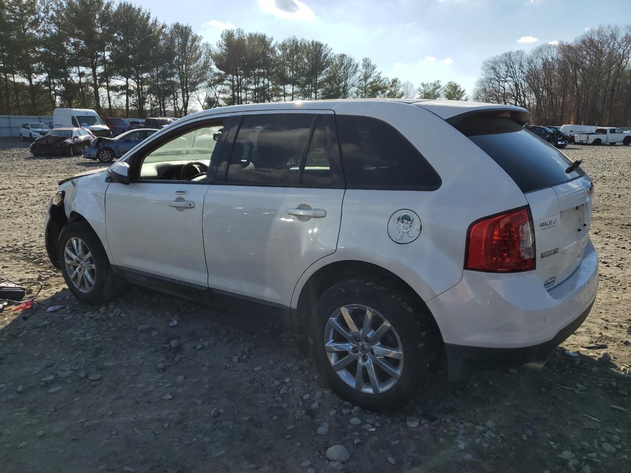 2013 Ford Edge VIN 2FMDK3JC4DBC63808 Copart auction photo, undercarriage / front end damage thumbnail 2