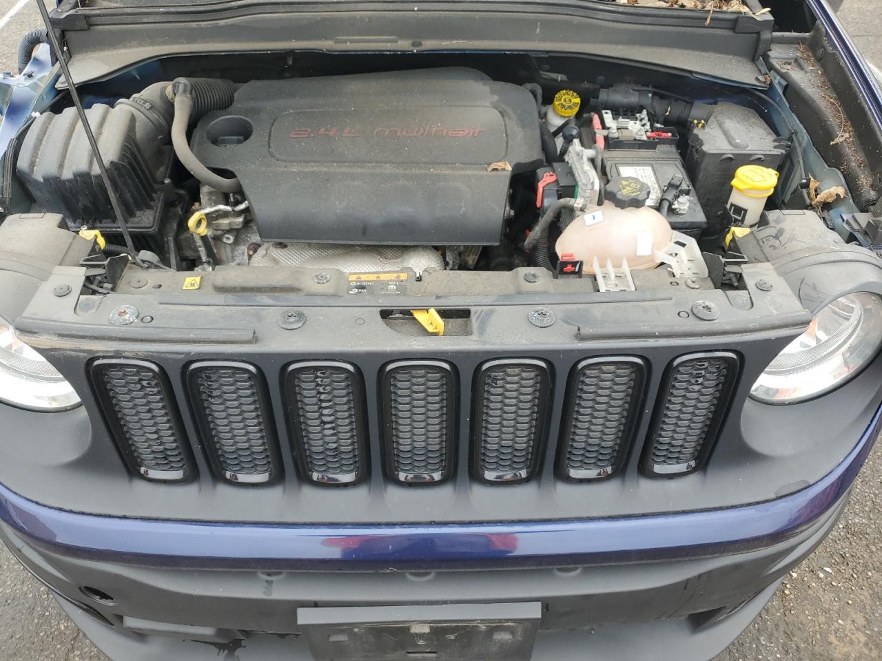2017 Jeep Renegade VIN ZACCJBBB3HPG62424 Copart auction photo, front end / side damage thumbnail 12