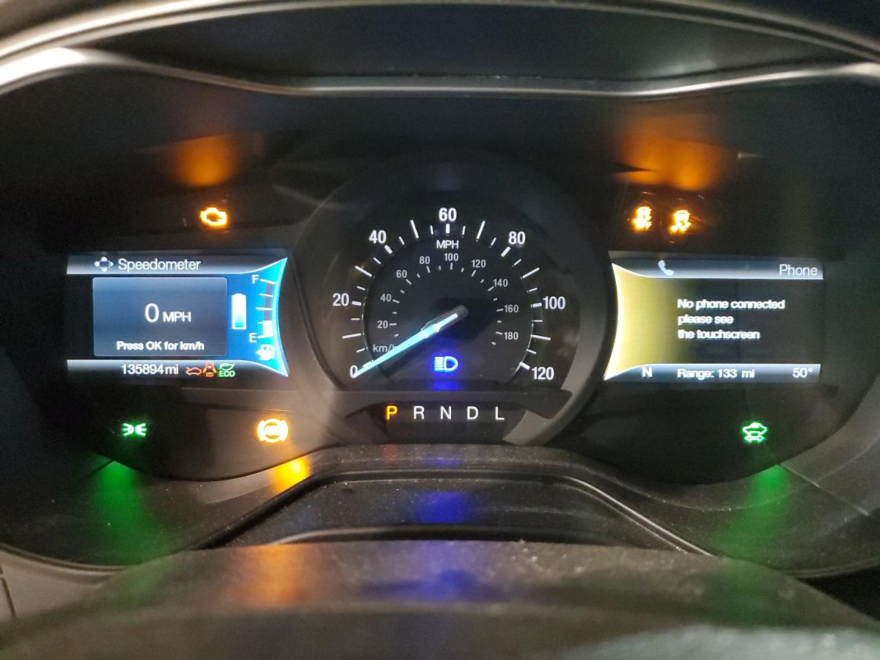 2019 Ford Fusion VIN 3FA6P0LU5KR106859 Copart auction photo, front end / side damage thumbnail 9