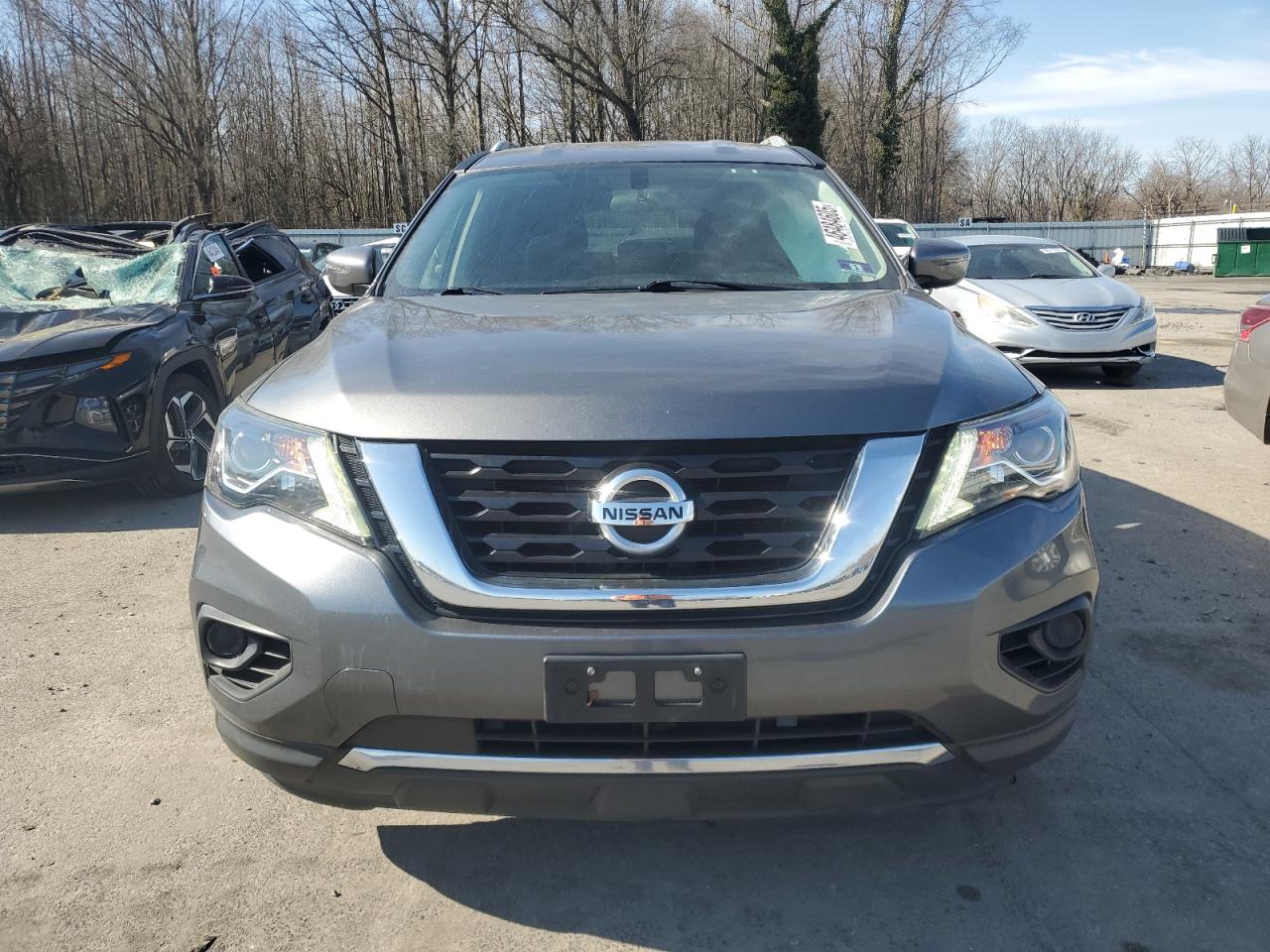 2019 Nissan Pathfinder VIN 5N1DR2MM6KC599497 Copart auction photo, side damage thumbnail 5