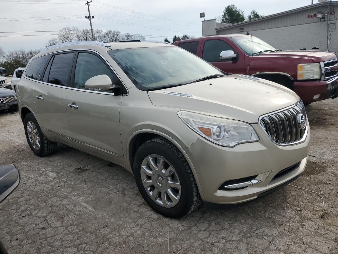 2015 Buick Enclave VIN 5GAKRBKD2FJ172867 Copart auction photo, rear end / side damage thumbnail 4
