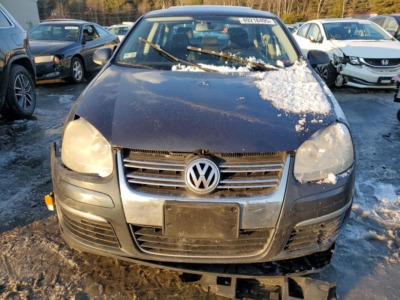 2009 Volkswagen Jetta VIN 3VWRZ71K79M120696 Copart auction photo, front end / rear end damage thumbnail 5