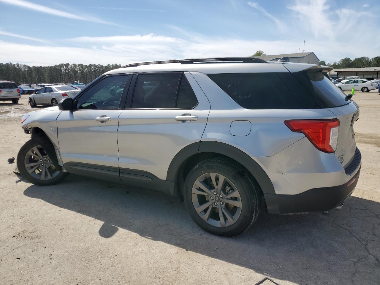 2021 Ford Explorer VIN 1FMSK7DH6MGB93114 Copart auction photo, undercarriage / front end damage thumbnail 2