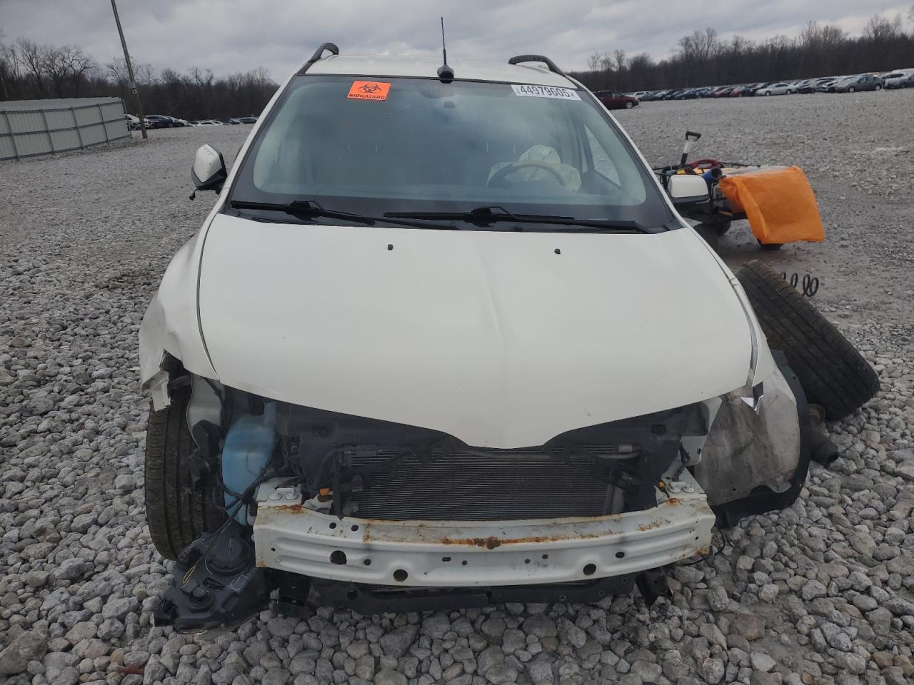 2013 Lincoln MKX VIN 2LMDJ8JK8DBL43298 Copart auction photo, front end / frame damage damage thumbnail 5