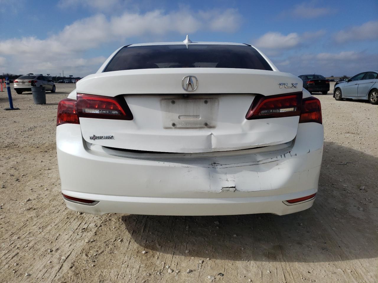 2015 Acura TLX VIN 19UUB1F3XFA007769 Copart auction photo, rear end damage thumbnail 6