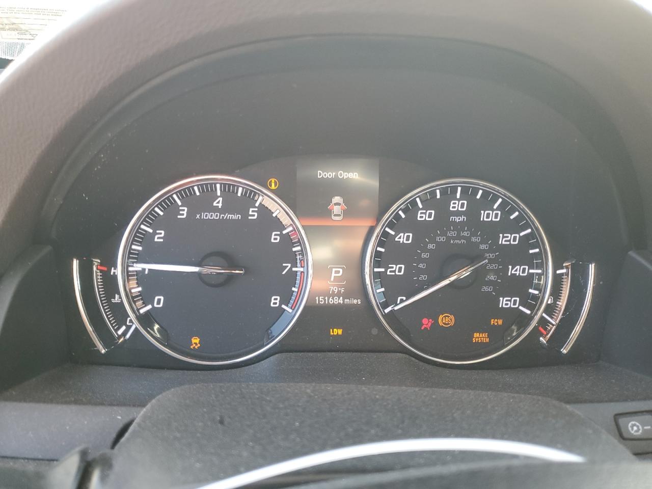 2014 Acura RLX VIN JH4KC1F50EC003834 Copart auction photo, front end / side damage thumbnail 9