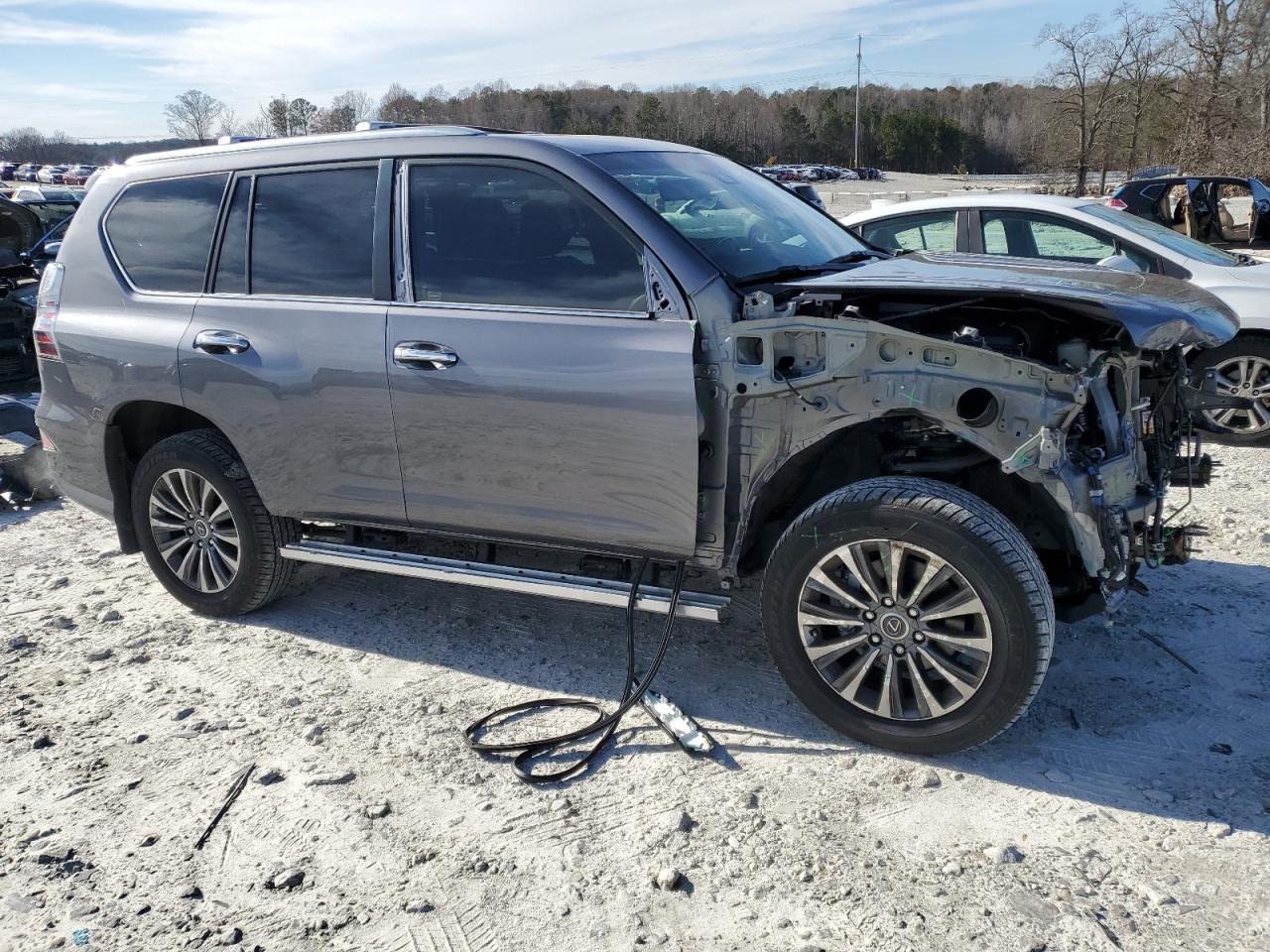 2023 Lexus GX VIN JTJGM7BX6P5357523 Copart auction photo, front end / side damage thumbnail 4
