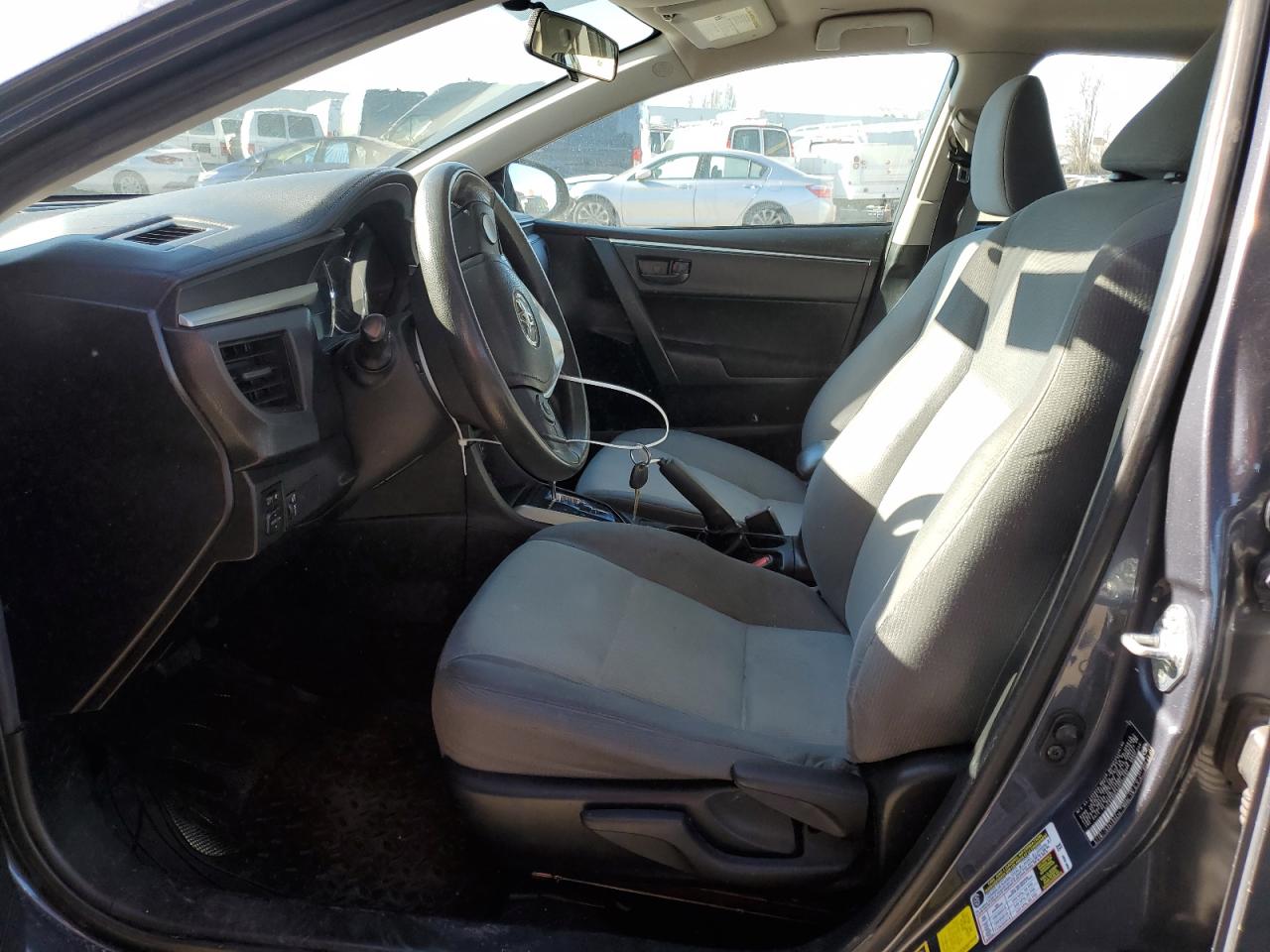 2016 Toyota Corolla VIN 5YFBURHE5GP509597 Copart auction photo, front end / side damage thumbnail 7