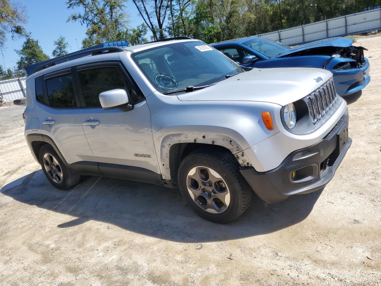 2015 Jeep Renegade VIN ZACCJABH0FPB75982 Copart auction photo, undercarriage / minor dent/scratches damage thumbnail 4