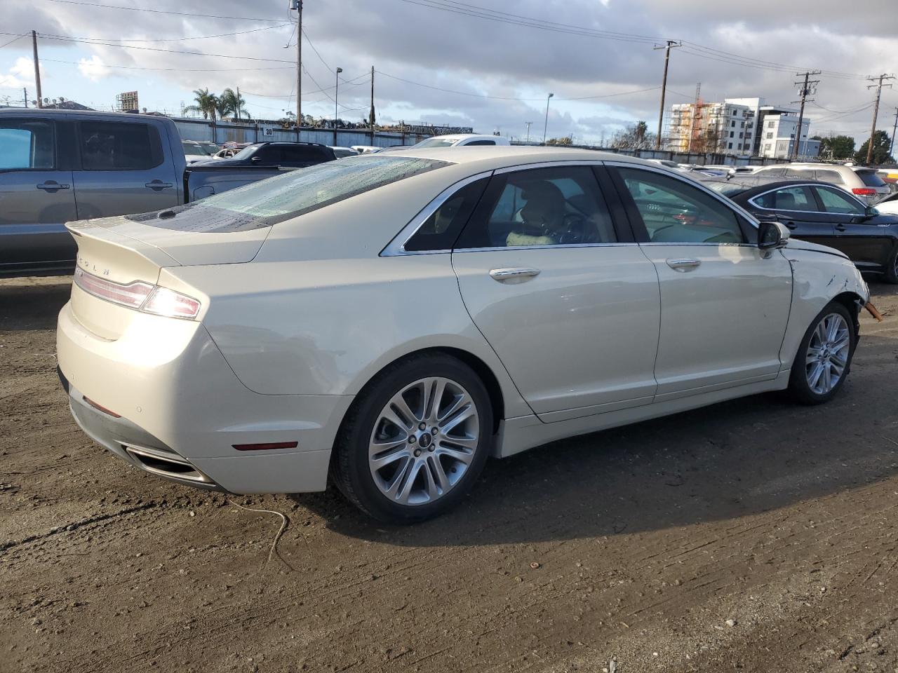 2014 Lincoln MKZ VIN 3LN6L2LU7ER807419 Copart auction photo, front end damage thumbnail 3