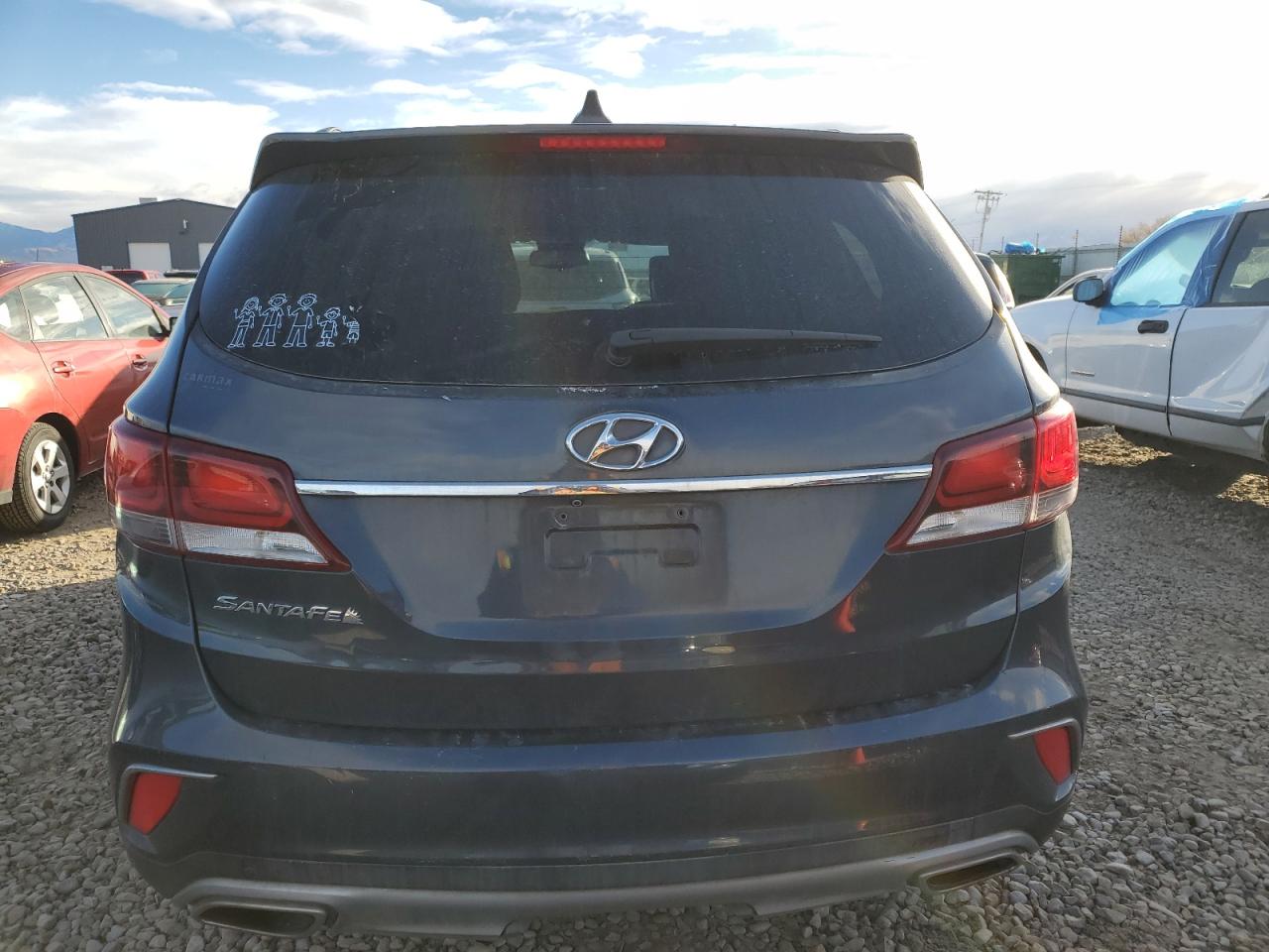 2017 Hyundai Santa Fe VIN KM8SM4HF9HU191835 Copart auction photo, front end damage thumbnail 7