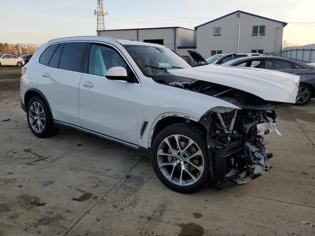 2019 BMW X5 VIN 5UXCR6C58KLL31308 Copart auction photo, front end / side damage thumbnail 4