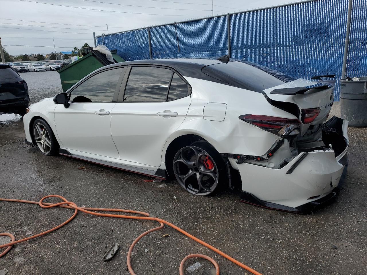 2022 Toyota Camry VIN 4T1KZ1AK2NU060880 Copart auction photo, rear end damage thumbnail 2