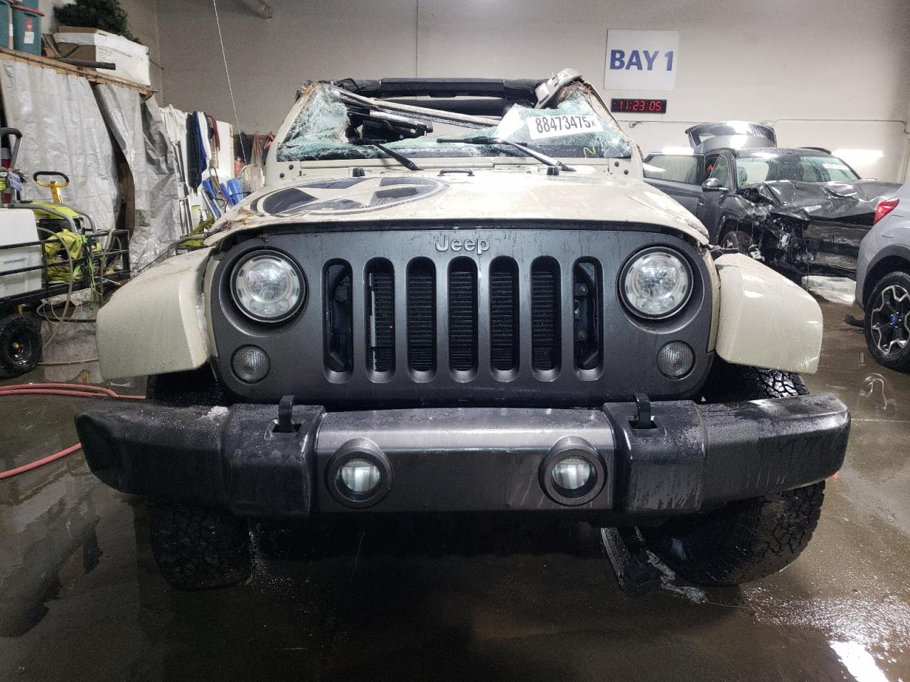 2017 Jeep Wrangler VIN 1C4BJWDG6HL570742 Copart auction photo, rollover damage thumbnail 5