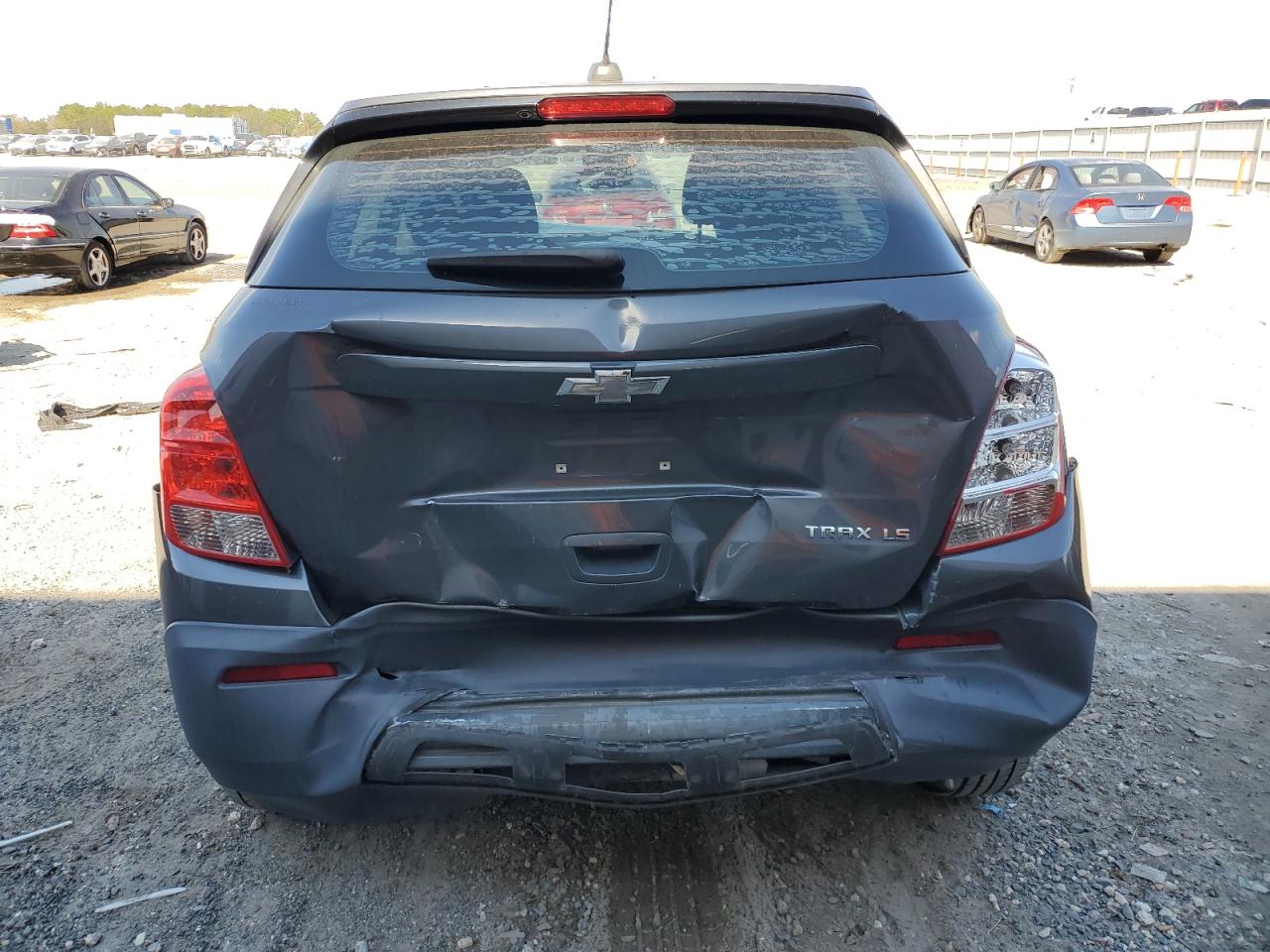2016 Chevrolet Trax VIN 3GNCJKSB7GL142810 Copart auction photo, front end / rear end damage thumbnail 6