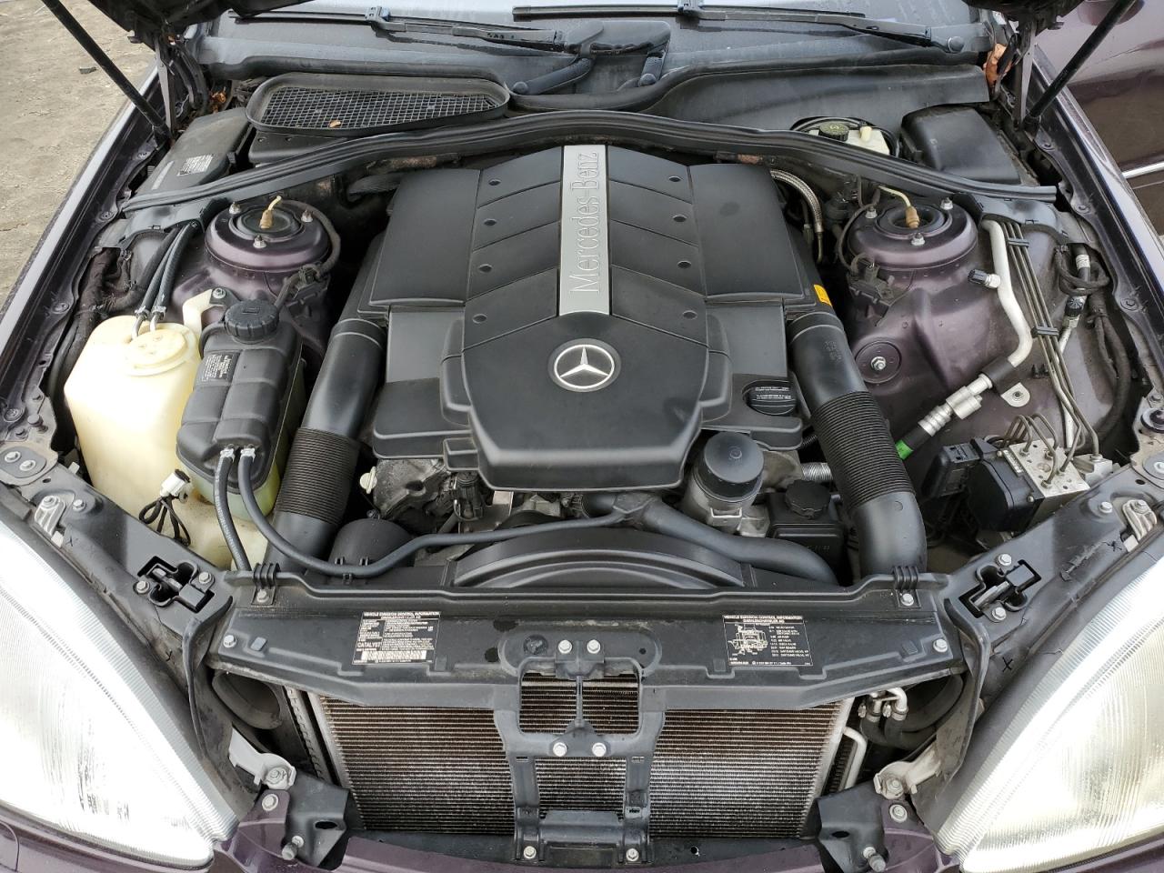 2001 Mercedes-Benz S-klasse VIN WDBNG70J81A138687 Copart auction photo, all over damage thumbnail 11
