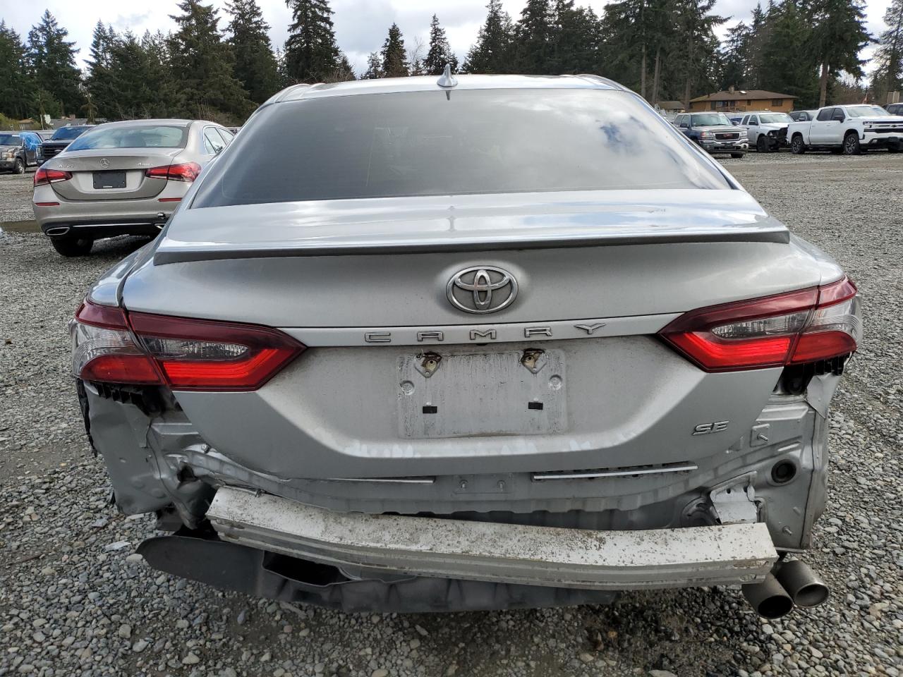 2023 Toyota Camry VIN 4T1G11AK2PU146996 Copart auction photo, rear end / side damage thumbnail 6