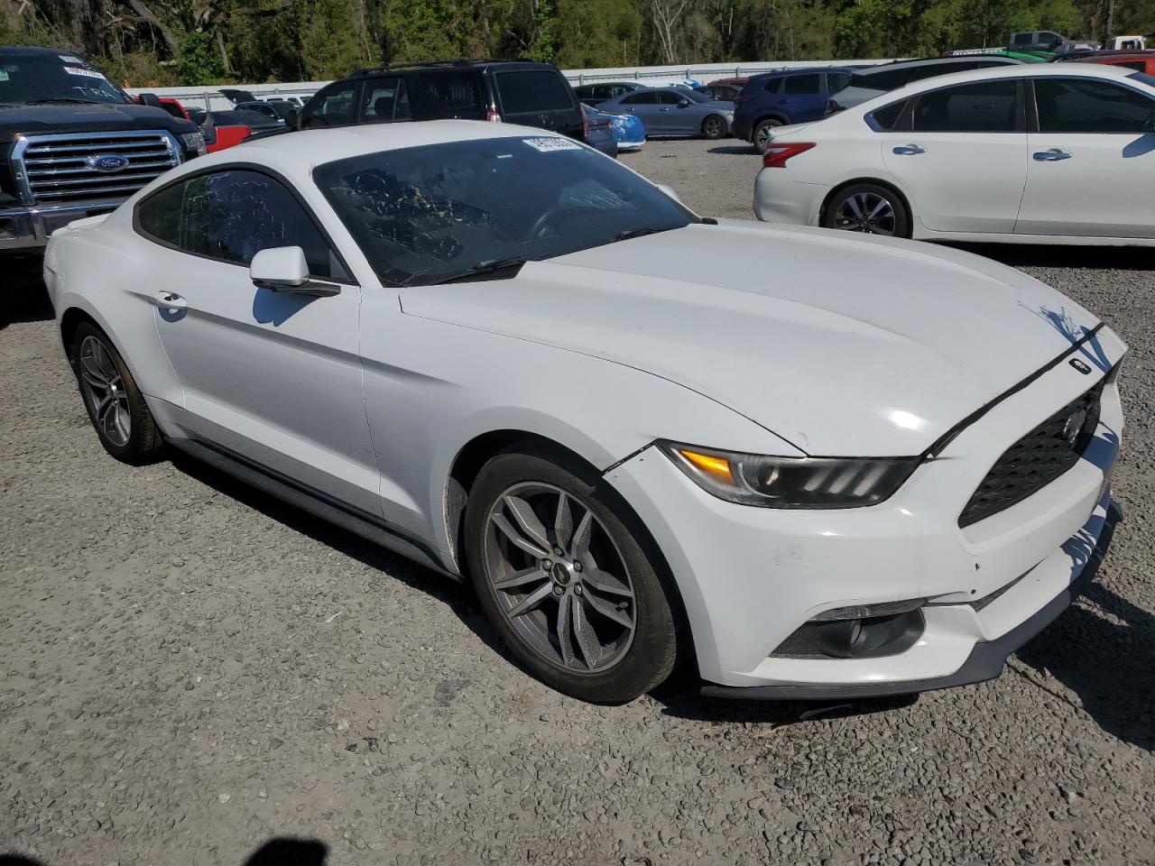 2015 Ford Mustang VIN 1FA6P8TH4F5402207 Copart auction photo, front end / rear end damage thumbnail 4