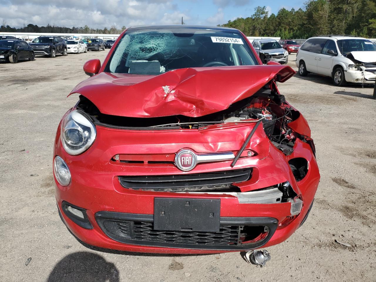 2017 Fiat 500 VIN ZFBCFYDB3HP561546 Copart auction photo, front end damage thumbnail 5