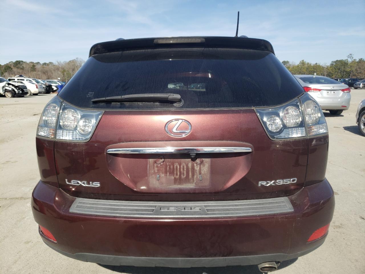 2008 Lexus RX VIN JTJGK31U780013316 Copart auction photo, frame damage damage thumbnail 6