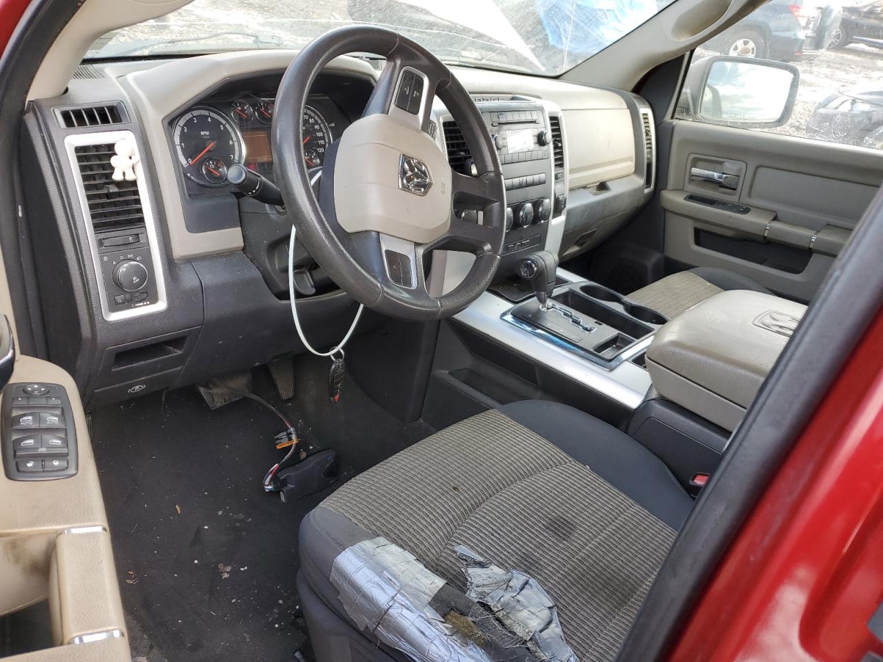 2010 Dodge RAM VIN 1D7RV1GT3AS114083 Copart auction photo, front end / side damage thumbnail 8