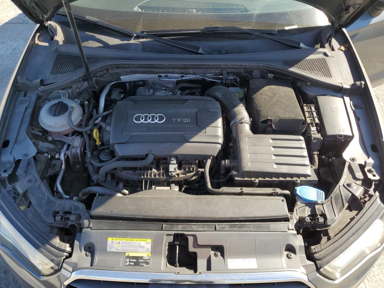 2015 Audi A3 VIN WAUACGFF6F1075074 Copart auction photo, side / rear end damage thumbnail 12