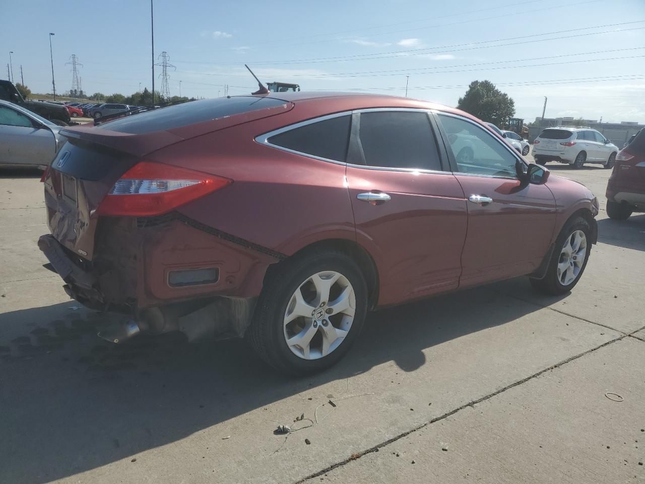 2010 Honda Accord VIN 5J6TF2H55AL010539 Copart auction photo, all over / minor dent/scratches damage thumbnail 3