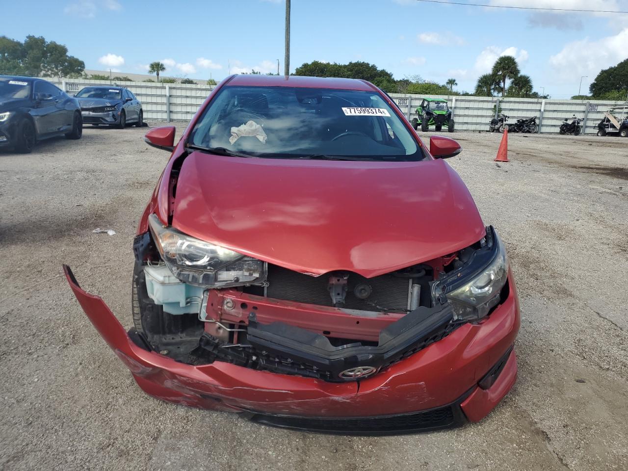 2017 Toyota Corolla VIN JTNKARJE3HJ533868 Copart auction photo, all over / undercarriage damage thumbnail 5