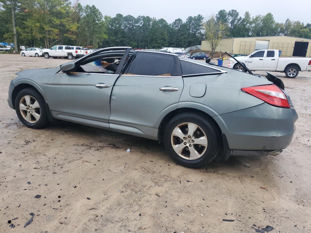 2010 Honda Accord VIN 5J6TF1H3XAL002350 Copart auction photo, top/roof damage thumbnail 2