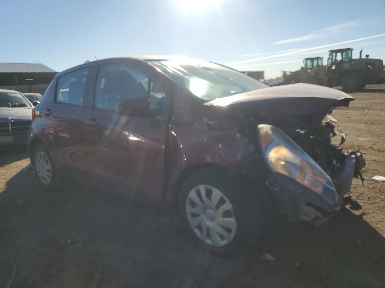 2017 Toyota Yaris VIN VNKKTUD36HA080204 Copart auction photo, front end damage thumbnail 4