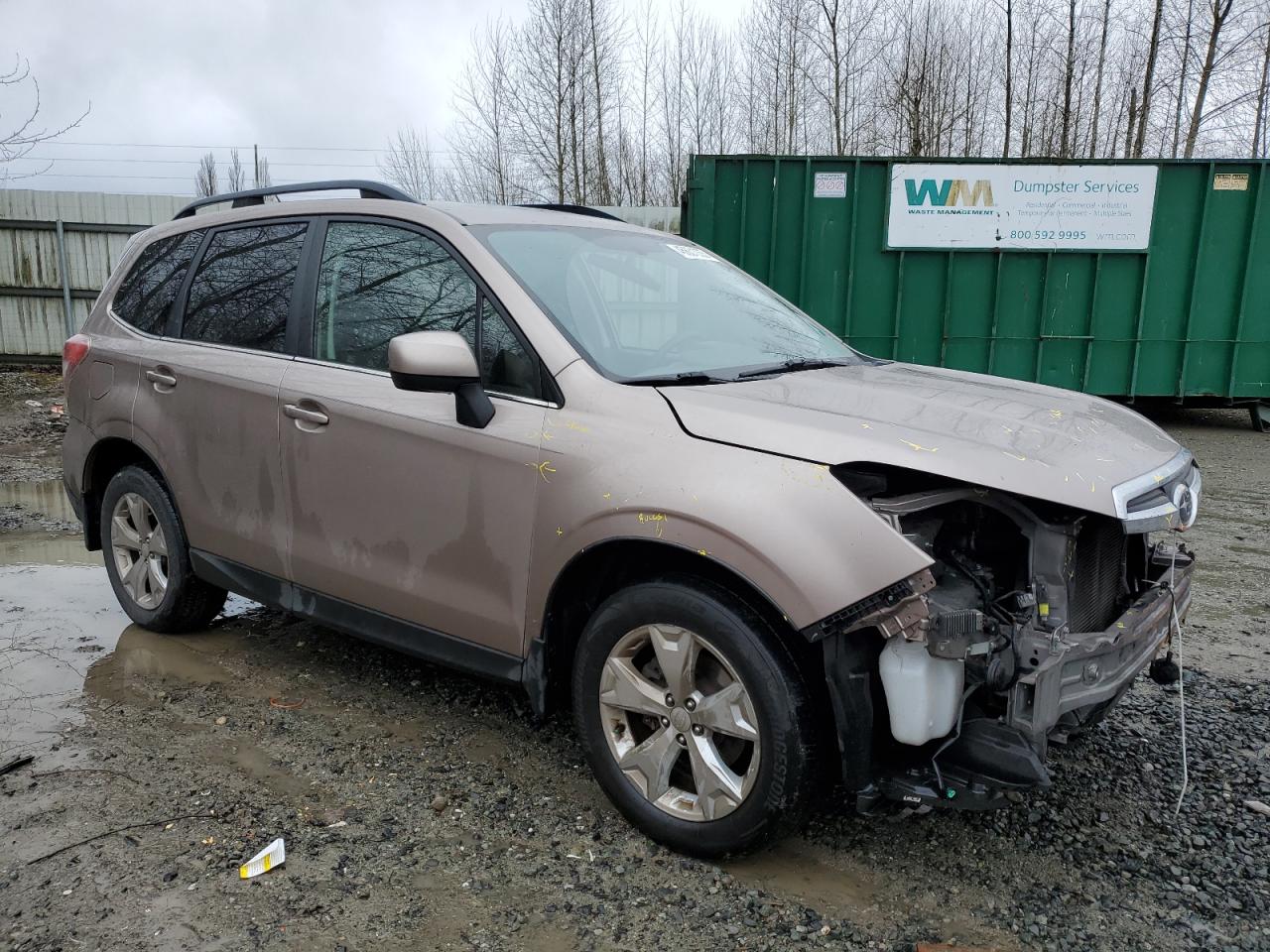 2014 Subaru Forester VIN JF2SJAJC5EH498436 Copart auction photo, front end damage thumbnail 4