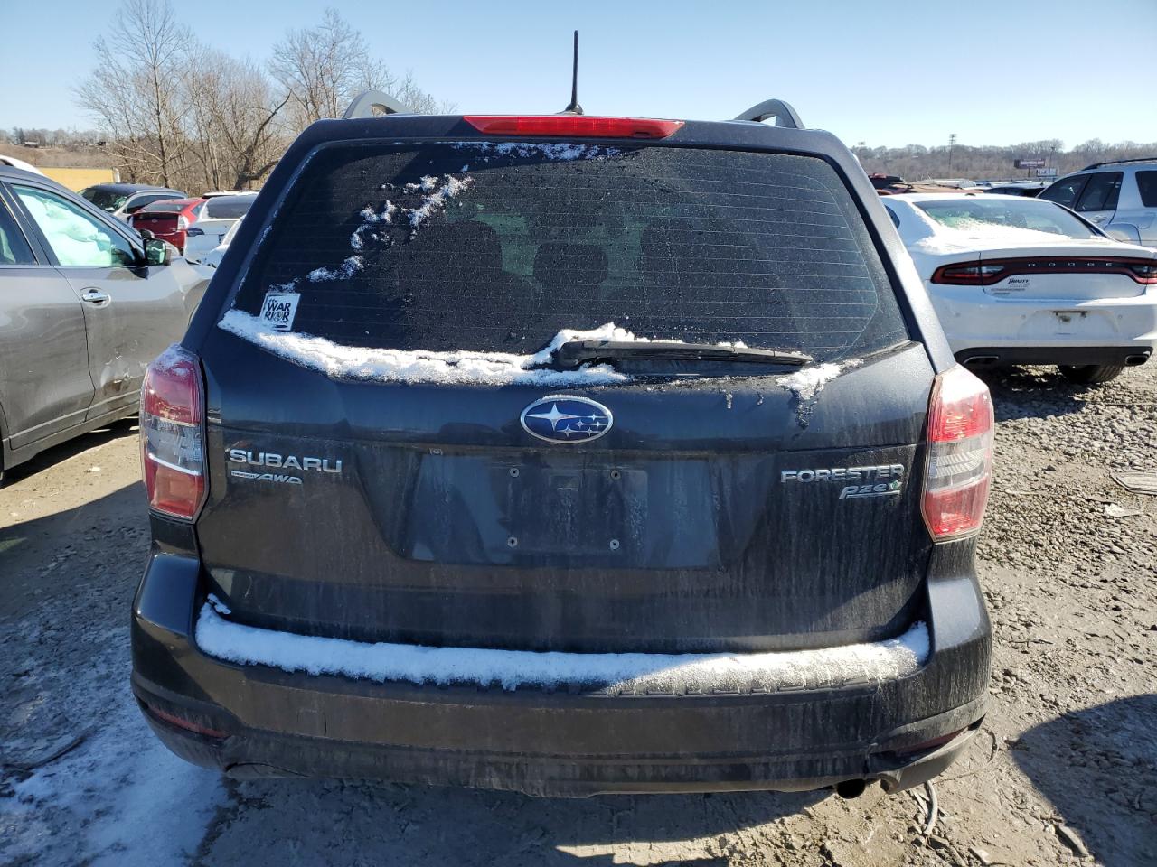 2015 Subaru Forester VIN JF2SJABC8FH574229 Copart auction photo, front end / side damage thumbnail 6