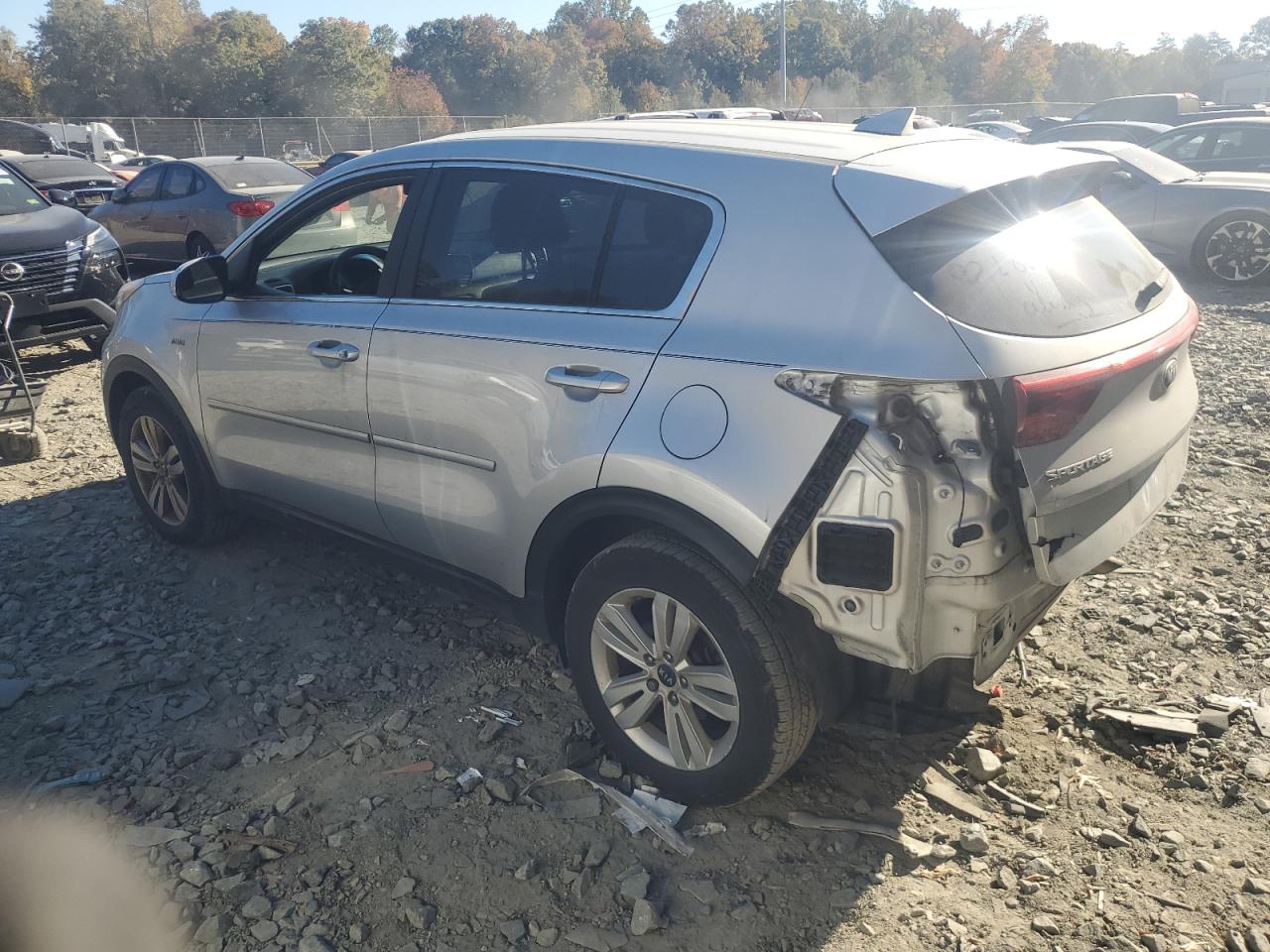 2018 KIA Sportage VIN KNDPMCAC4J7367084 Copart auction photo, all over damage thumbnail 2