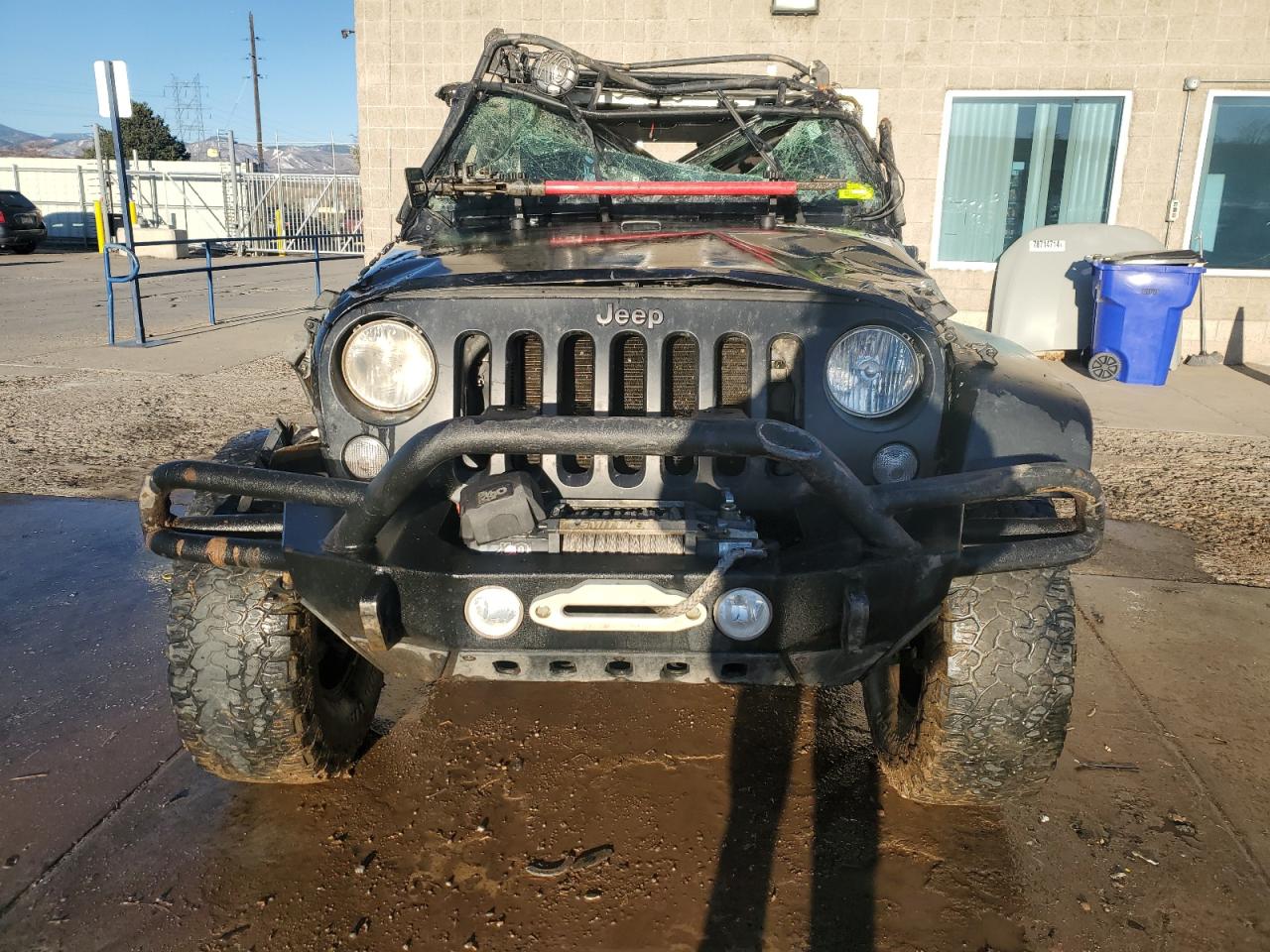 2017 Jeep Wrangler VIN 1C4AJWAG4HL634888 Copart auction photo, rollover damage thumbnail 5