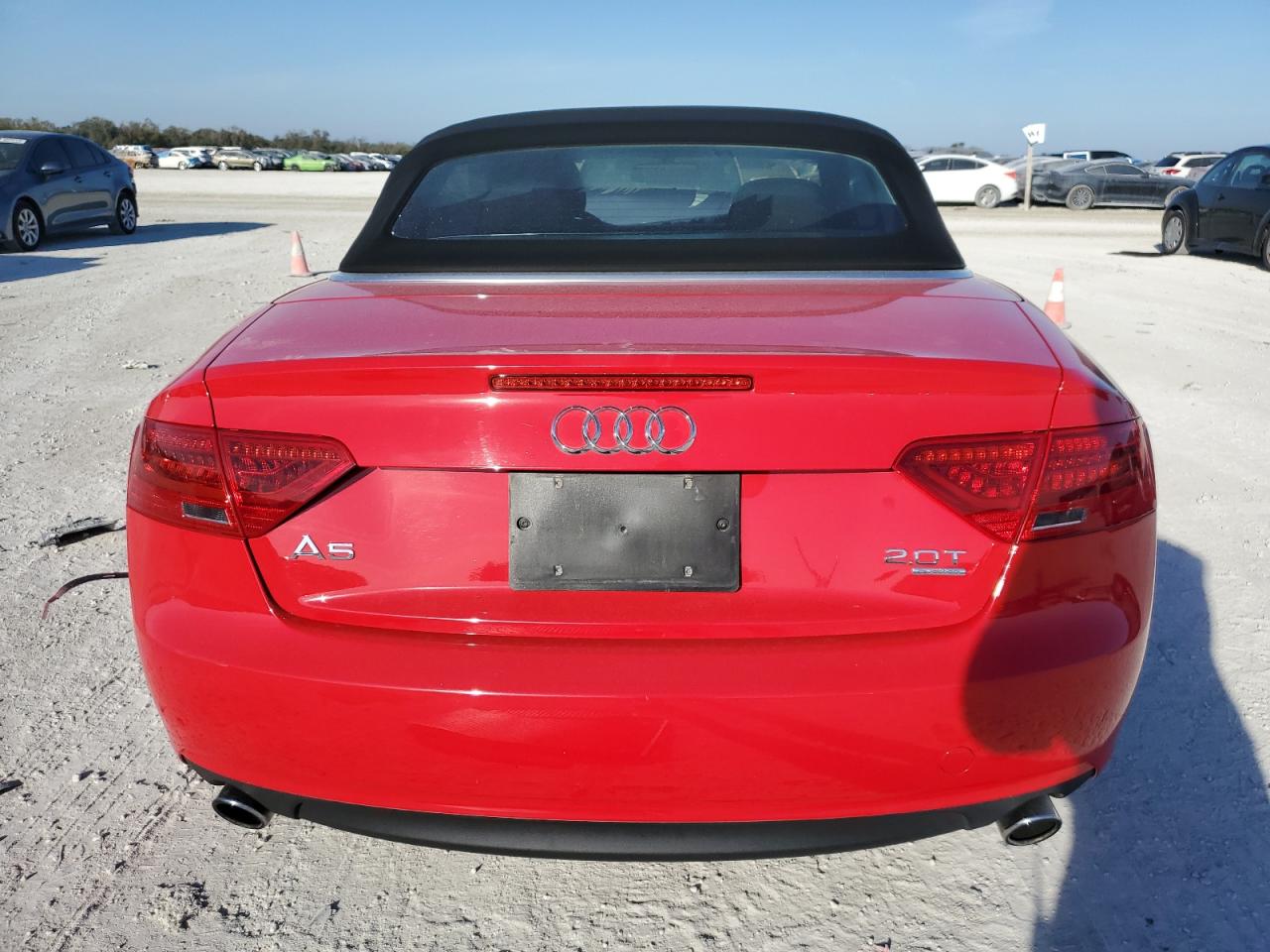 2013 Audi A5 VIN WAUCFAFH9DN003760 Copart auction photo, side damage thumbnail 6