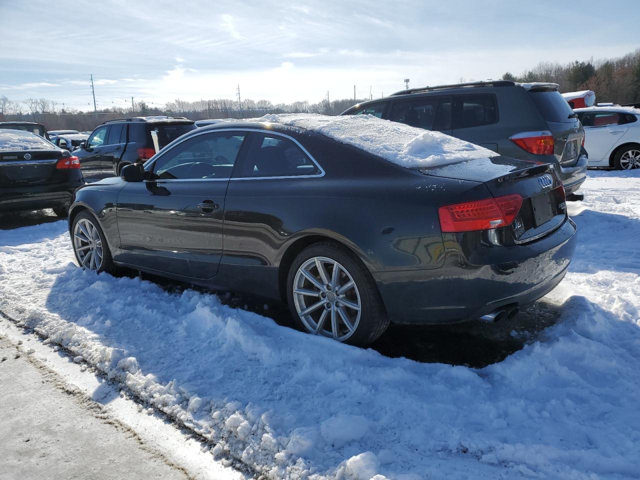 2014 Audi A5 VIN WAULFAFR3EA011368 Copart auction photo, front end damage thumbnail 2