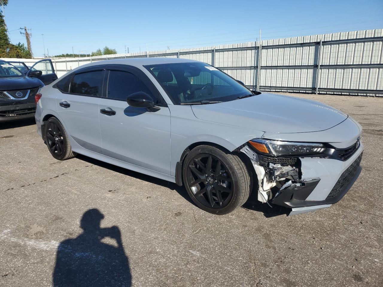 2023 Honda Civic VIN 2HGFE2F56PH501203 Copart auction photo, front end damage thumbnail 4