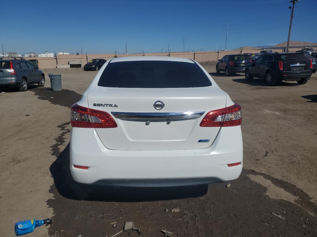 2014 Nissan Sentra VIN 3N1AB7AP1EL689370 Copart auction photo, side damage thumbnail 6