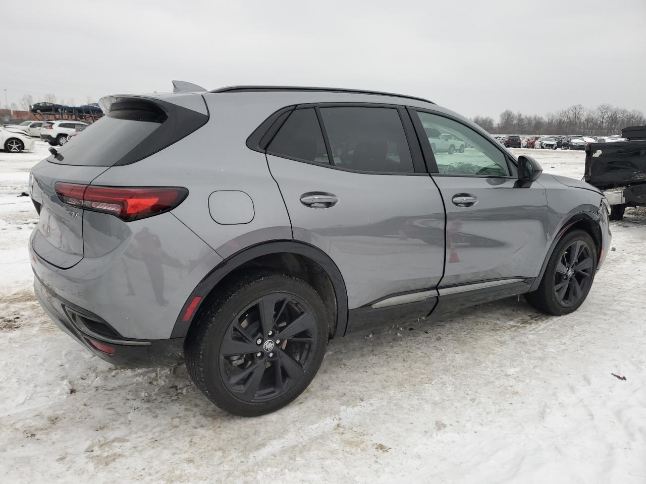 2022 Buick Envision VIN LRBFZNR49ND113110 Copart auction photo, front end damage thumbnail 3