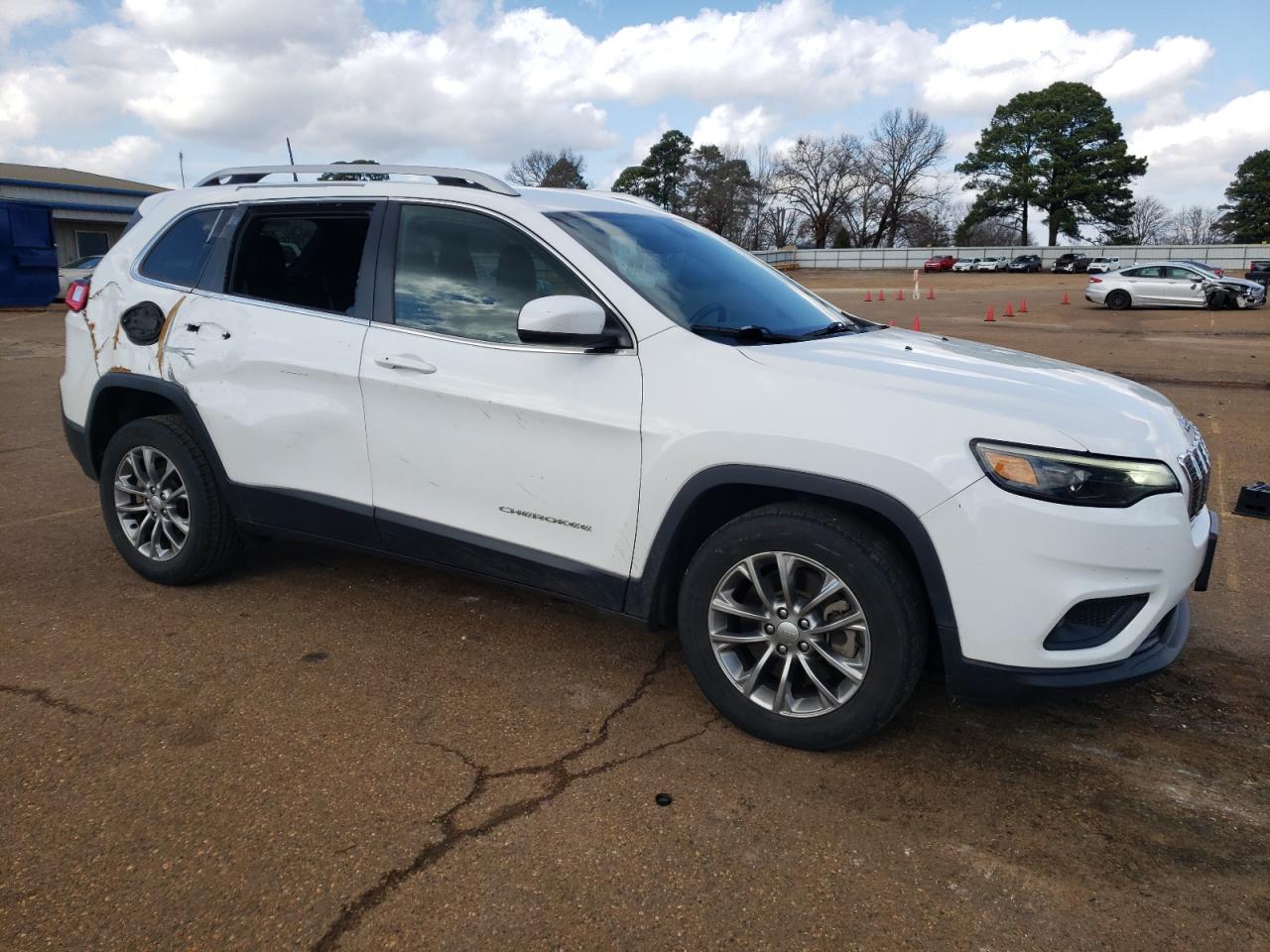 2019 Jeep Grand Cherokee VIN 1C4PJLLB7KD439489 Copart auction photo, side / rear end damage thumbnail 4